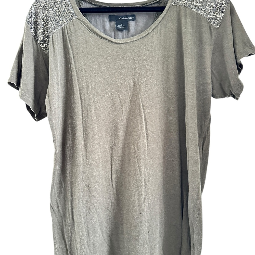 Calvin Klein Women's Olive Top
